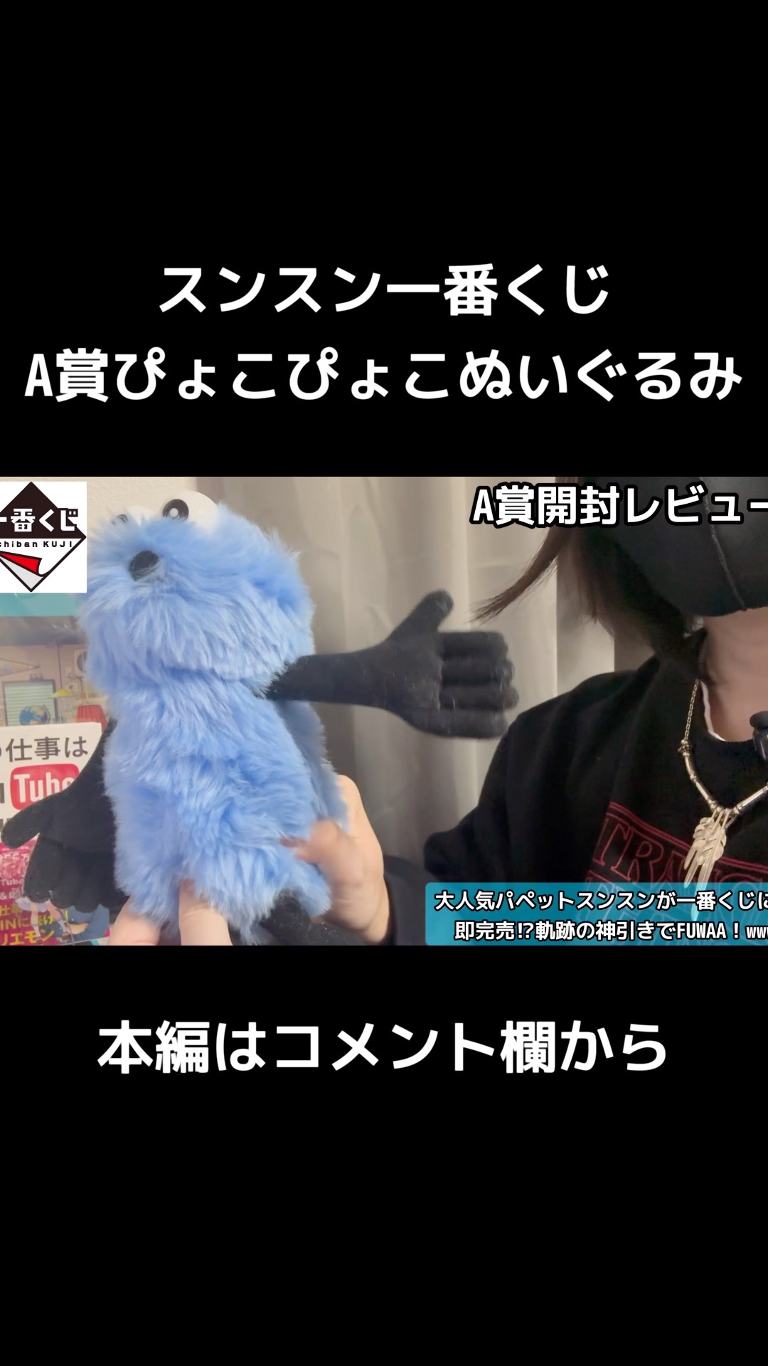 完売続出⁉︎【パペットスンスン一番くじ】A賞のぴょこぴょこぬいぐるみ