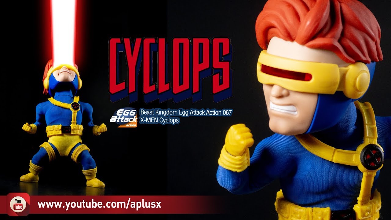 X-MEN Cyclops Egg Attack Action EAA-67 [Beast Kingdom] - YouTube