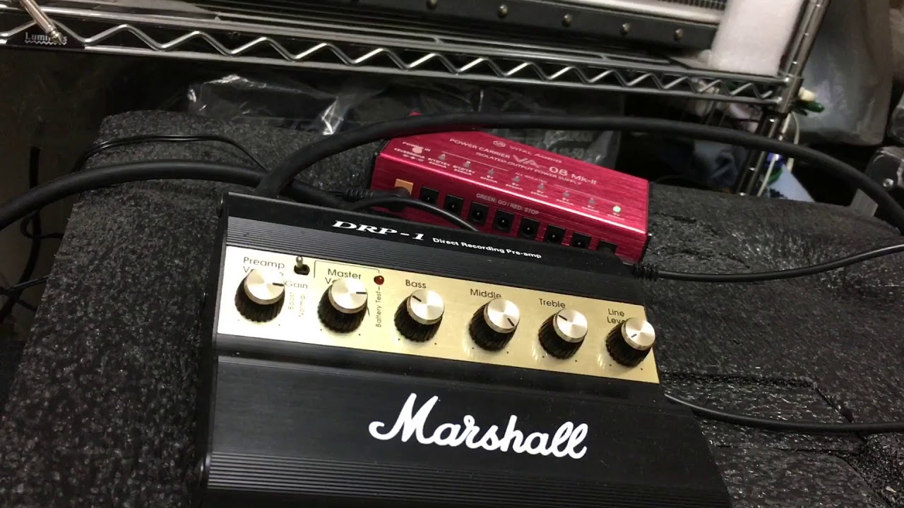 Marshall DRP-1 Boost Mode - YouTube