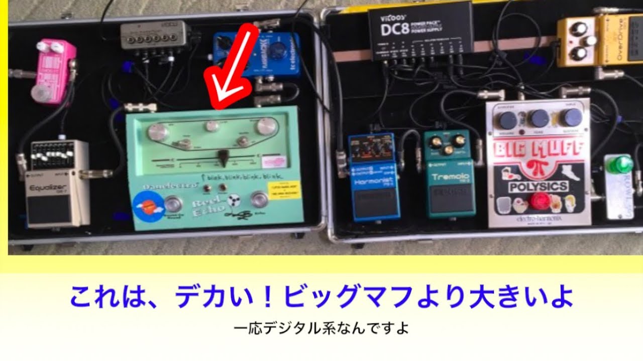 ダンエレクトロのあったかいテープエコーに注目♪【Vol.448エフェボー