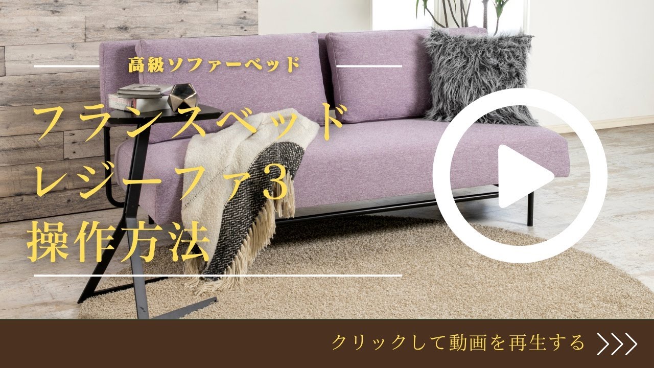 フランスベッド ソファーベッド レジーファ3 | 正規品 レジーファ