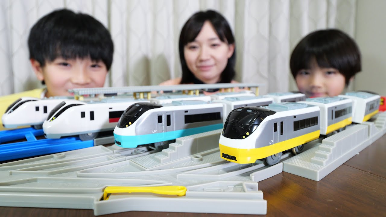 プラレール E657系フレッシュひたち色集合 - YouTube