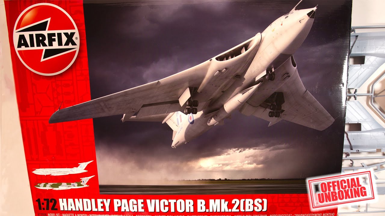 Official Unboxing- Airfix Handley Page Victor B.2 (A12008) - YouTube