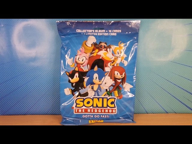 Sonic the Hedgehog Trading Cards Collector's Album - YouTube