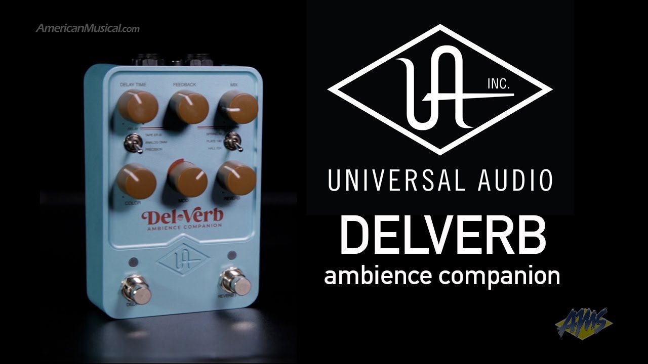 Universal Audio DelVerb Ambience Companion - Six Authentic Vintage