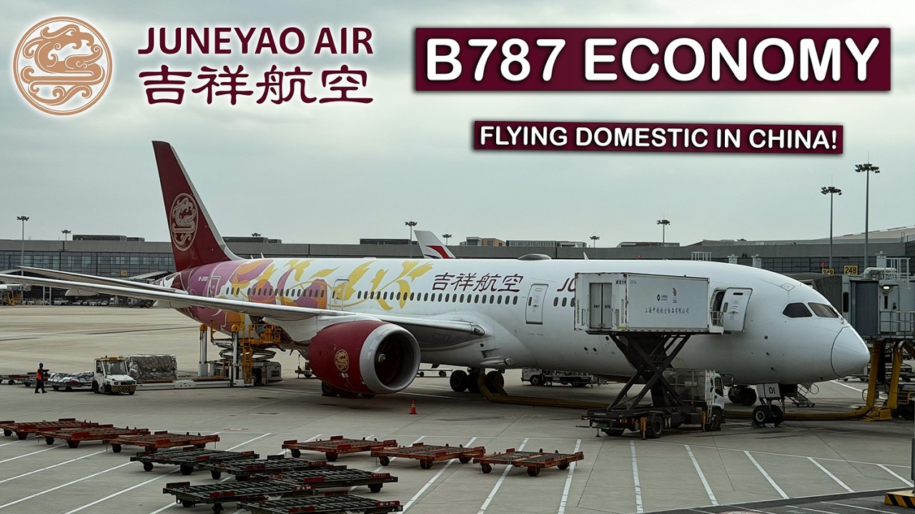 JUNEYAO AIR 787-9 Economy - What's Flying Domestic in China like