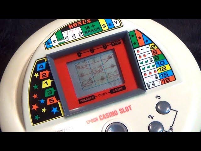 レトロ 液晶ゲーム】エポック社 カジノスロット ゲーム スロット