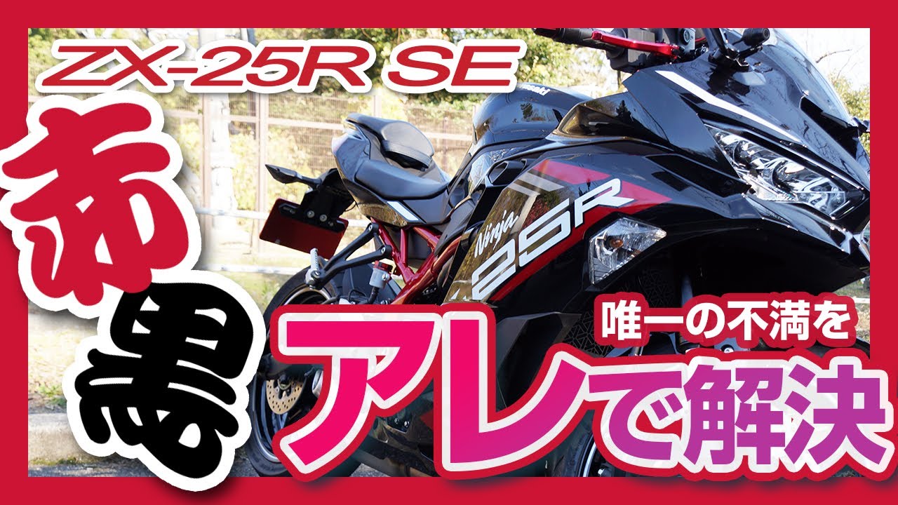 必見！そこ変えれるの？】絶対やったほうがいい！25,000円でZX25Rを