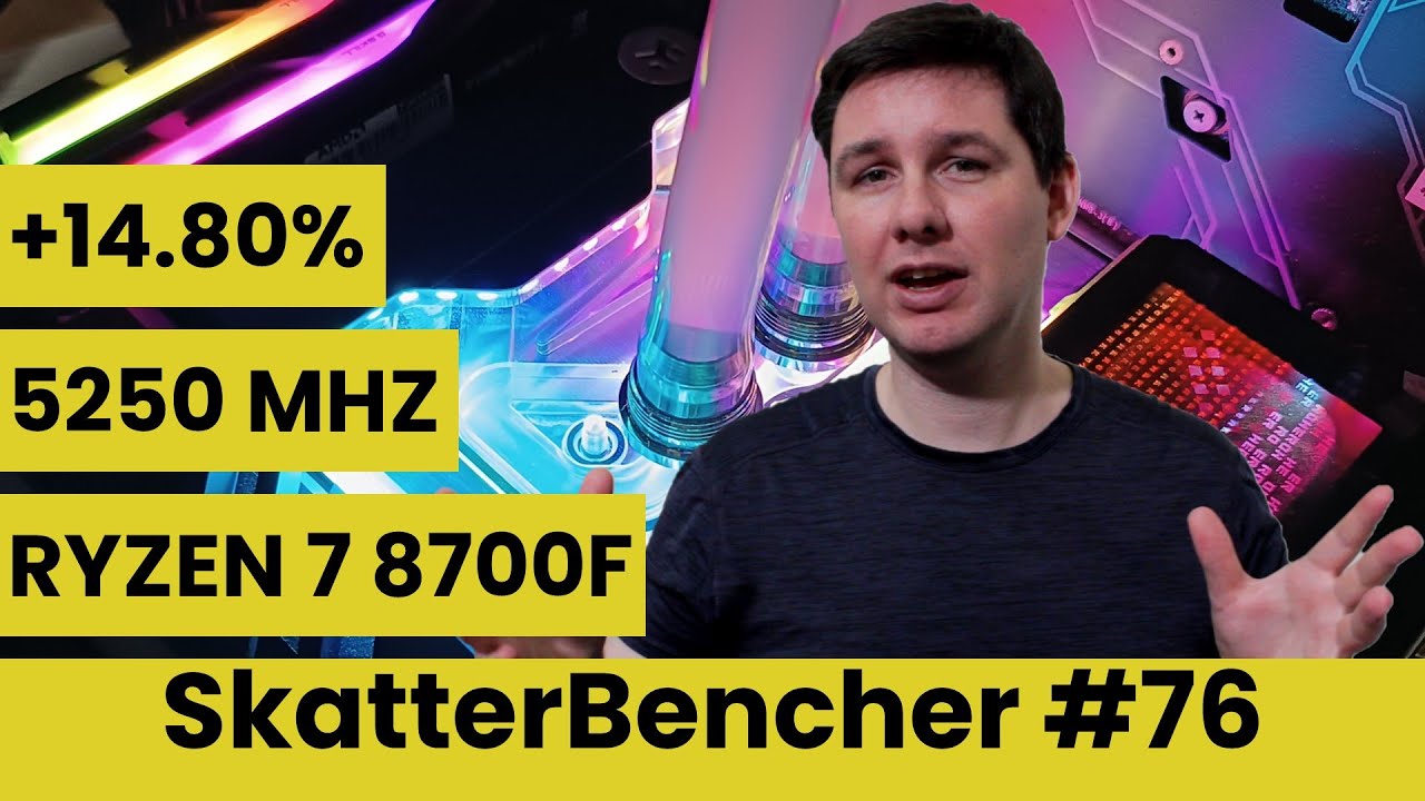Ryzen 7 8700F Undervolt & Overclock to 5250 MHz feat. ROG X670E