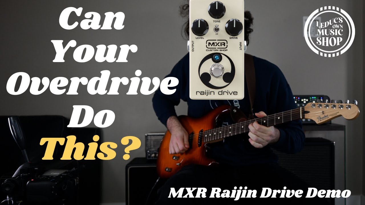Can Your Overdrive Do This // MXR Raijin Drive Demo - YouTube