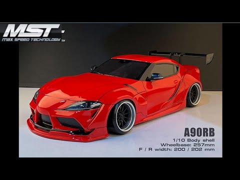 RC DRIFT：MST TOYOTA A90 スープラRB ボディーを発表 - YouTube