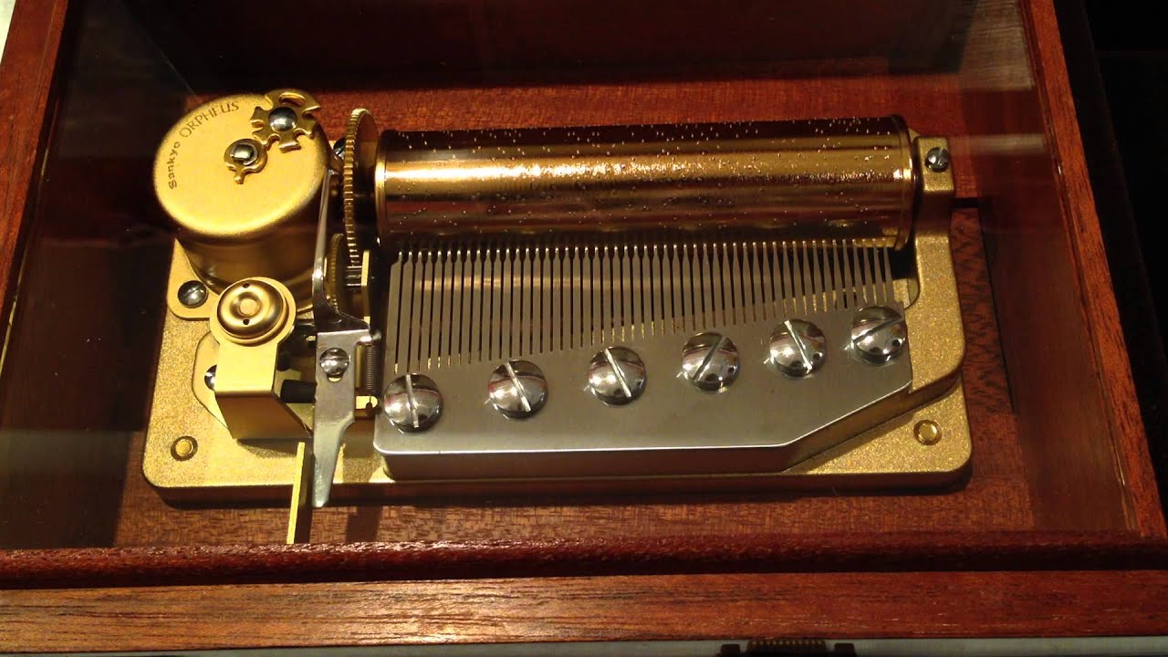 サンキョー オルフェウス 50弁2曲入オルゴール - YouTube