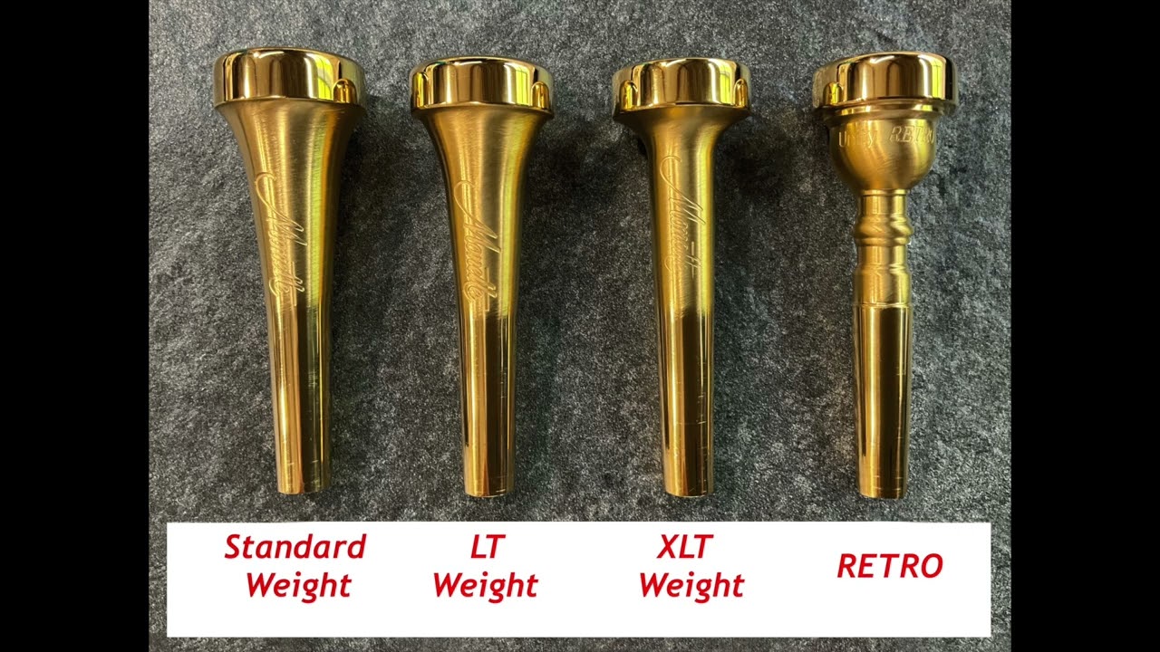 Four Monette Unity Mouthpieces in Four Different Weights - YouTube