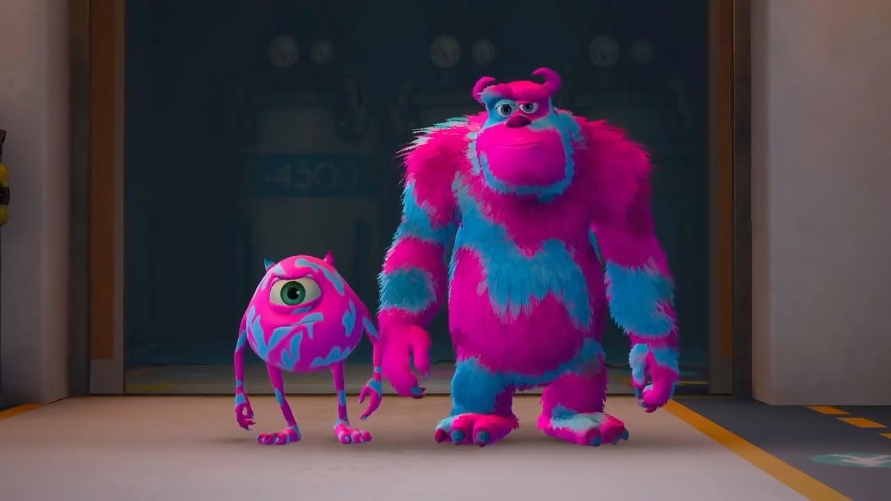 モンスターズインク]カラフルサリーとマイク[短編] - YouTube