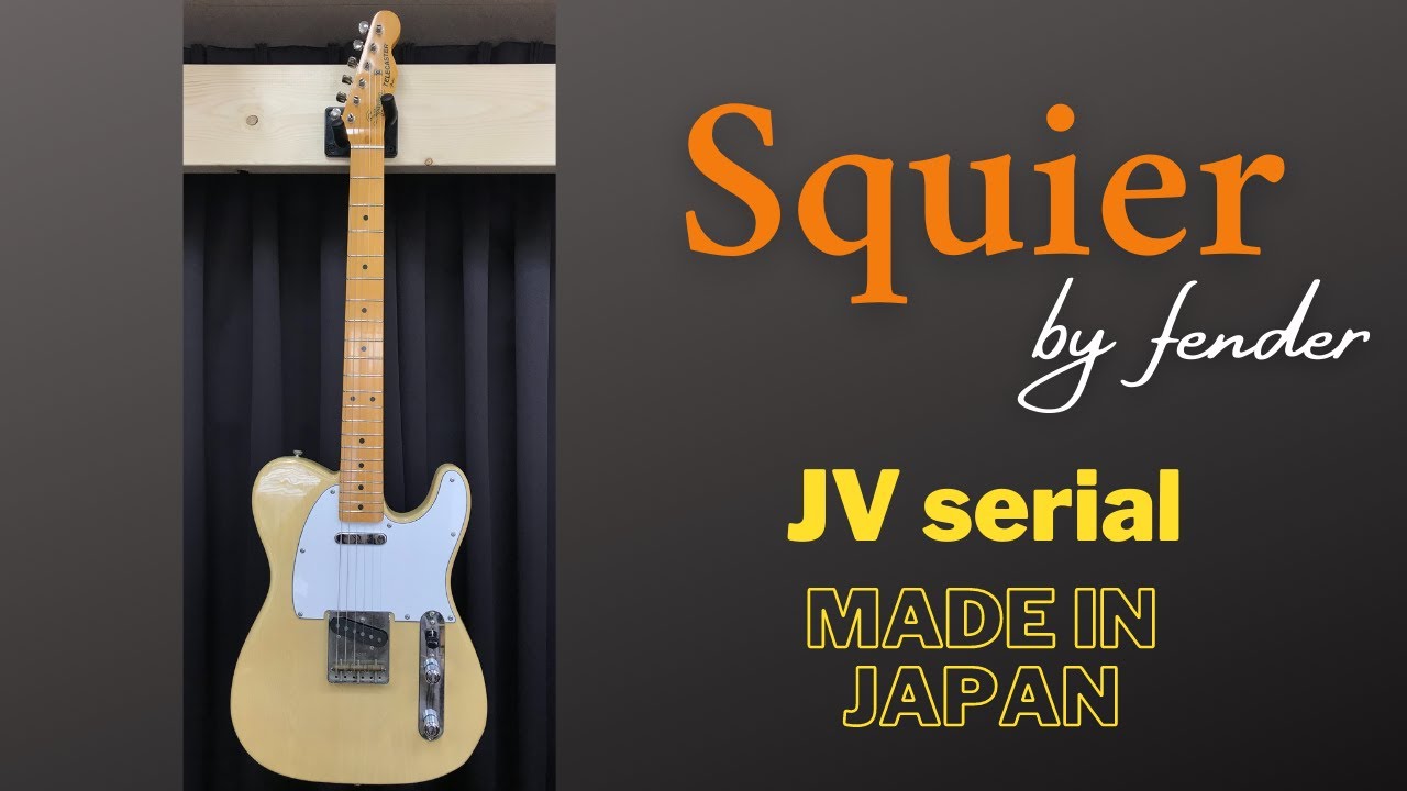Squier by Fender JVシリアル 日本製 - YouTube