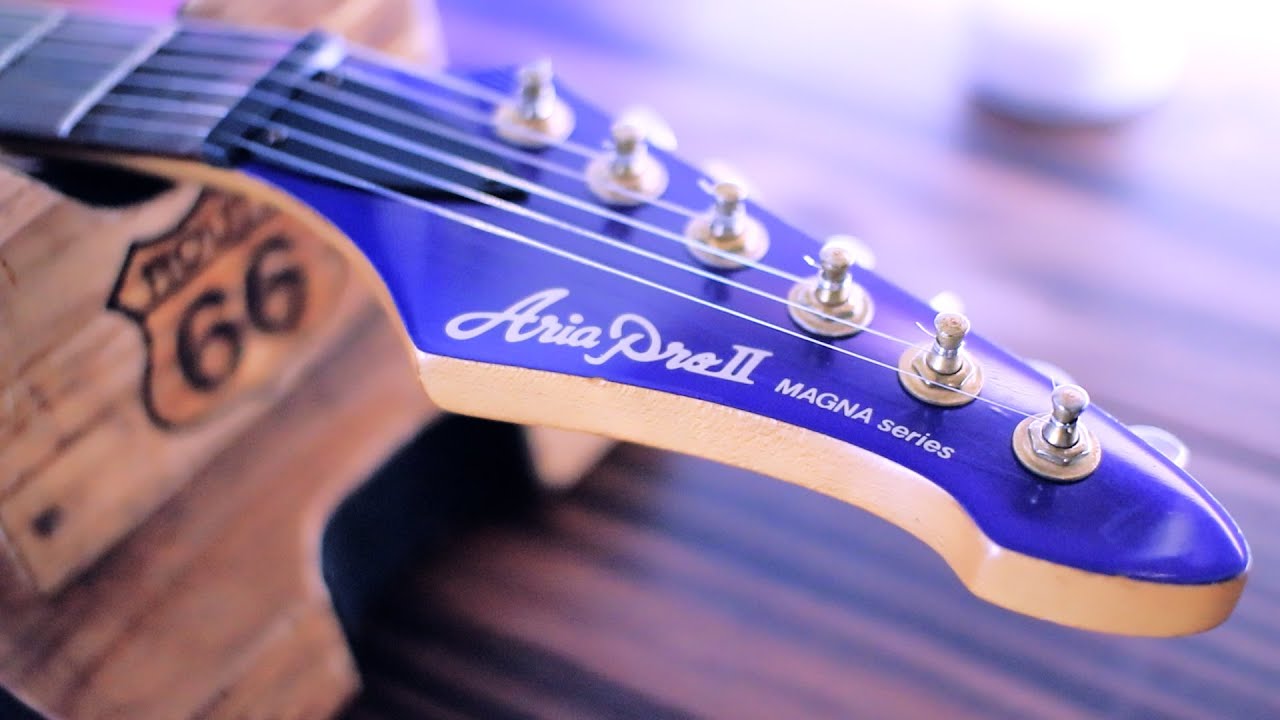 Aria ProⅡ MAGNA MODIFY Review＆T-SQUARE／Truthでタメシビキ - YouTube