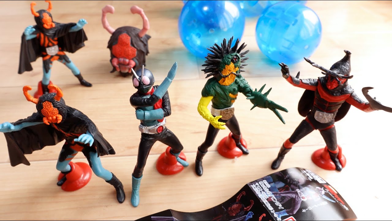 令和に蜘蛛男の新作フィギュア！？1回500円 ガシャポンHG 仮面ライダー