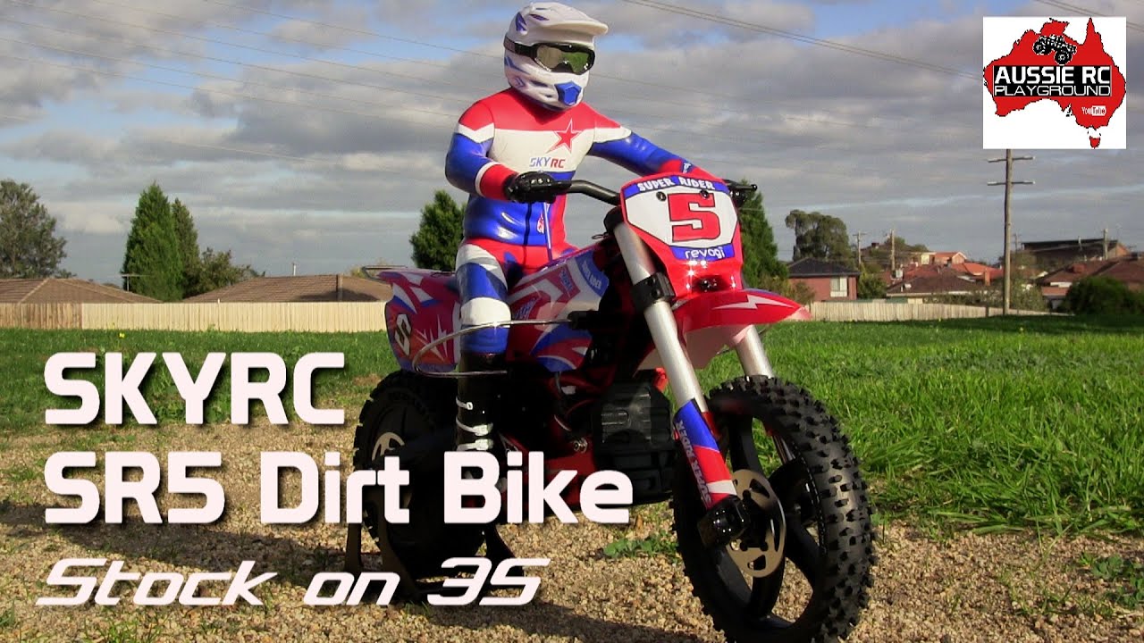 SKYRC Super Rider SR5 Dirt Bike first run on 3S - YouTube