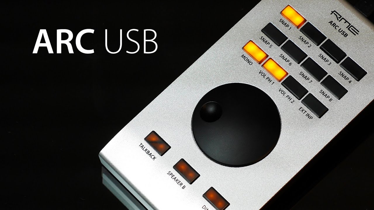RME Audio ARC USB - Remote Control - YouTube