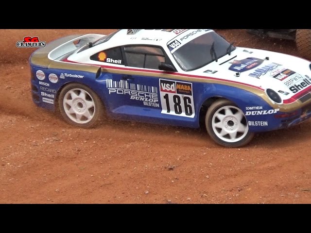 Carisma RC M48S Porsche 959 1/10 RC classic Dakar-Paris race