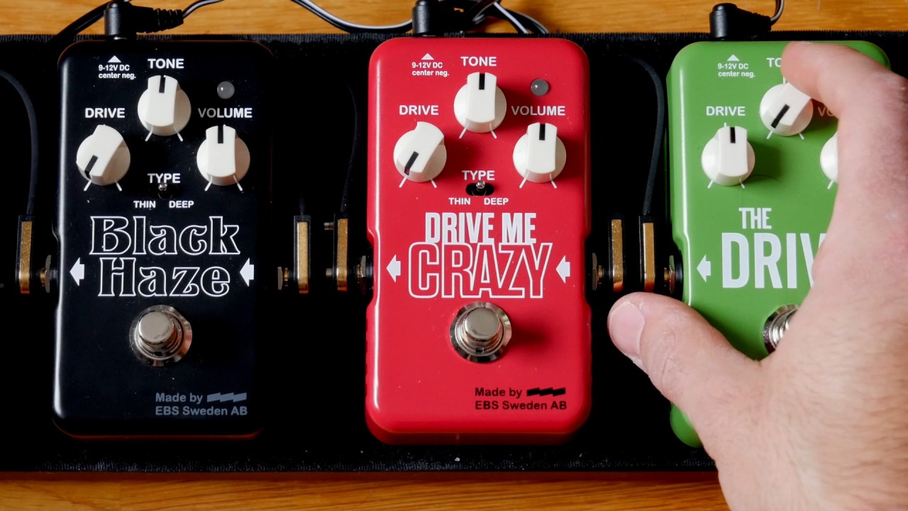 歪みペダル】”EBS” ギター・ベース兼用 オーバードライブ