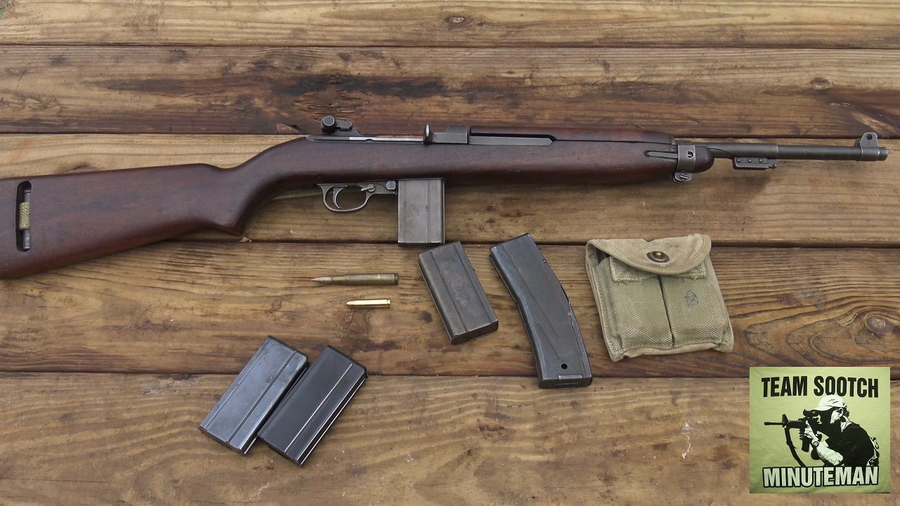 U S M-1 Carbine 30 Caliber Review - YouTube