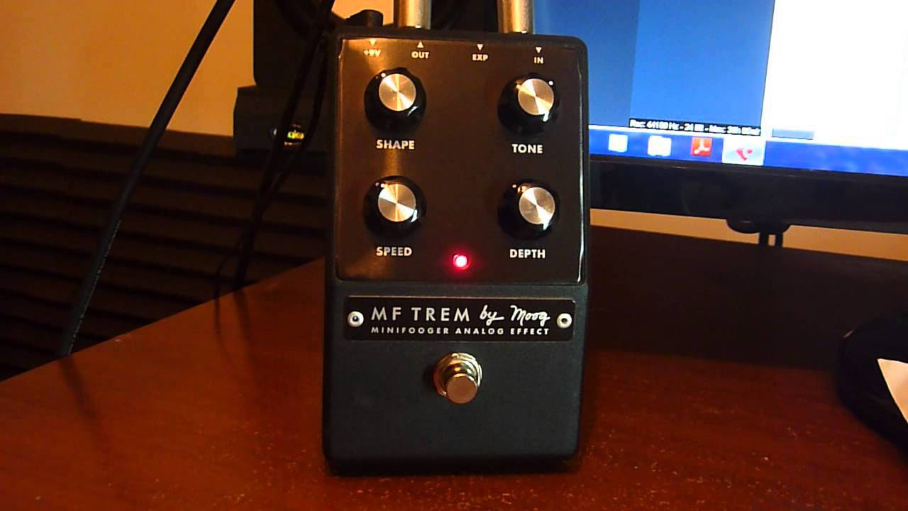 Moog MF Trem Minifooger Tremolo - Some Cool Sounds - YouTube