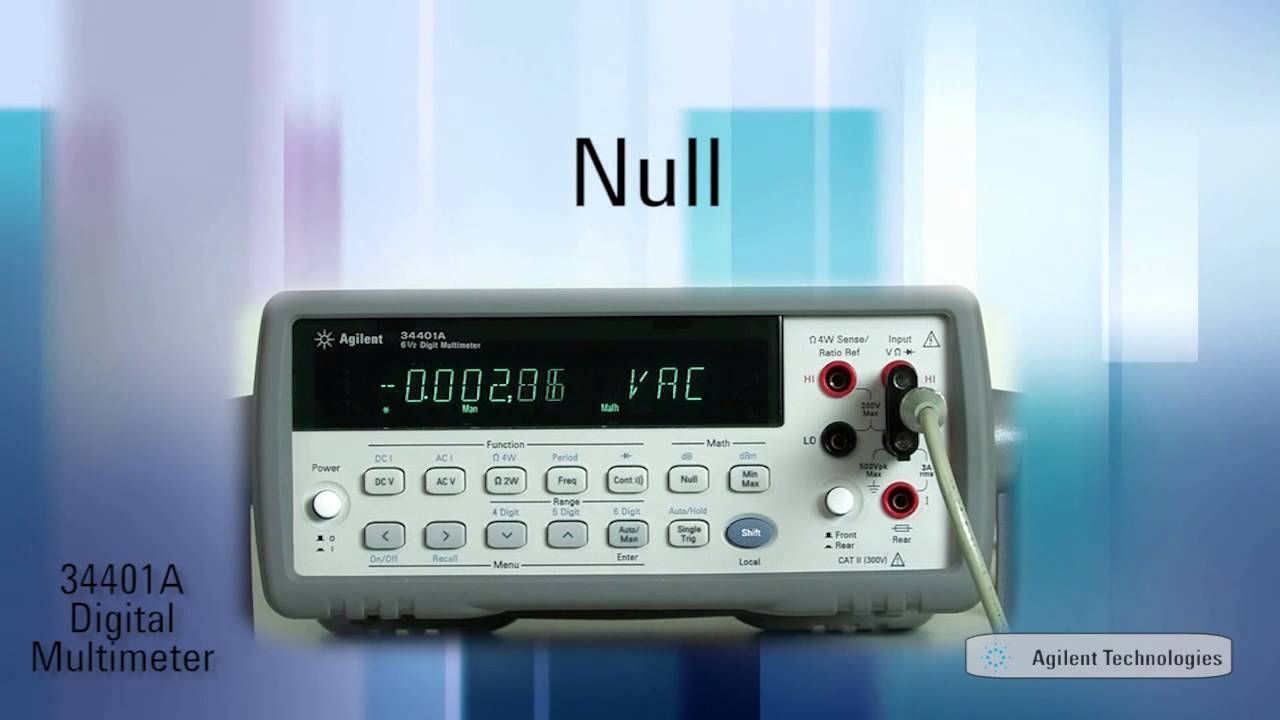 34401A Digital Multimeter, 6.5 Digit DMM Product Demonstration