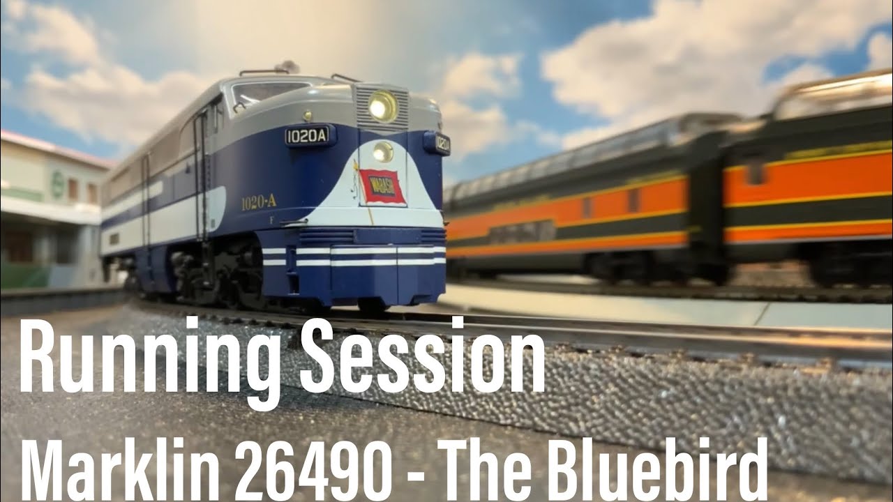 Running Session Only: Marklin 26490-Wabash Bluebird, BLI PRR