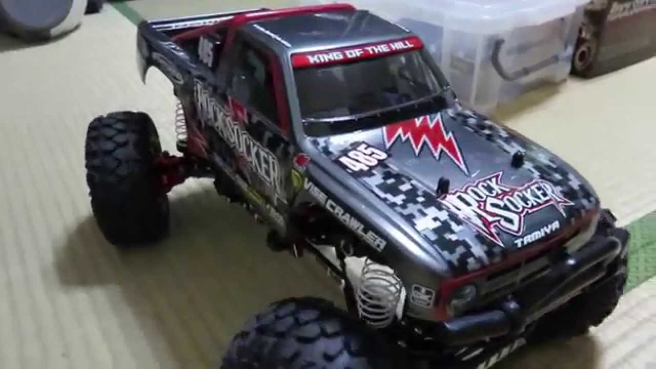 ロックソッカー ROCK SOCKER CR-01 ブラシレステスト走行 - YouTube