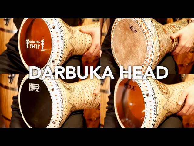 Darbuka Head Comparison GAWHARET EL FAN / POWER BEAT / MITELLO