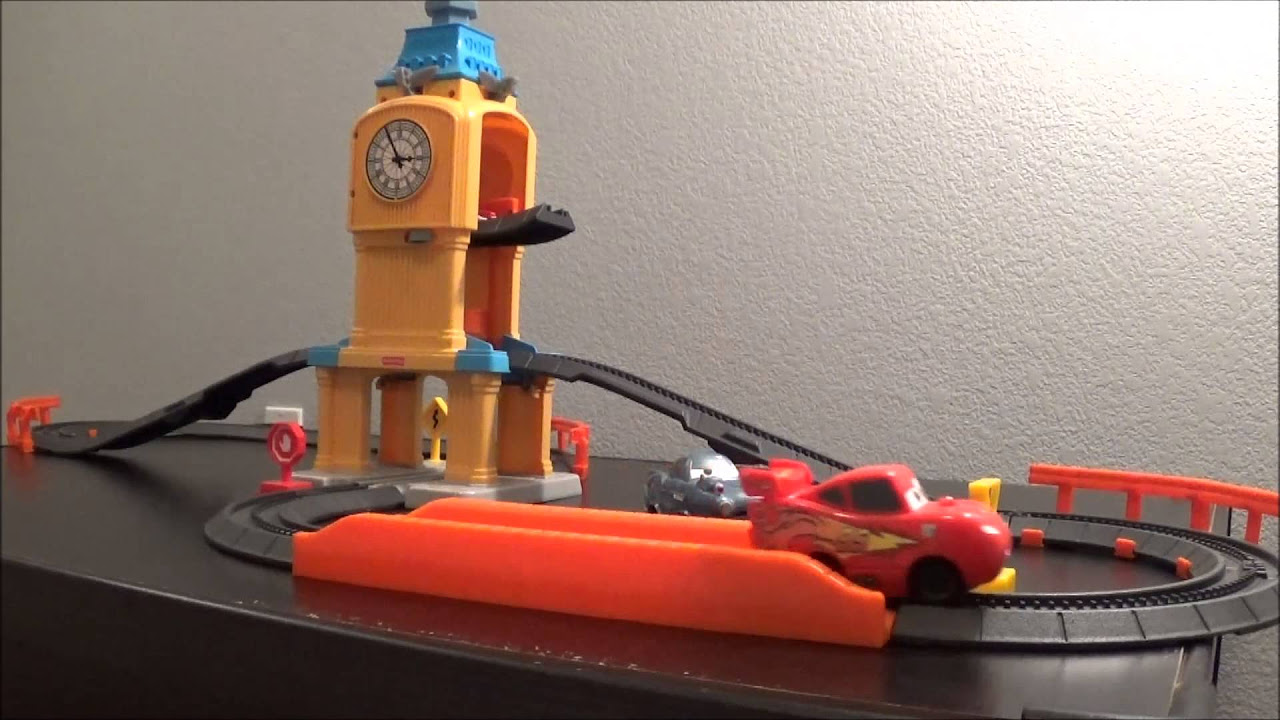 Disney Pixar Cars 2 Geotrax Escape From Big Bentley RC Set - YouTube