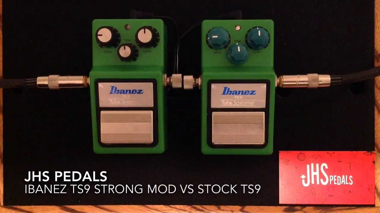 JHS Modified TS9 Strong MOD vs Ibanez TS9 - YouTube