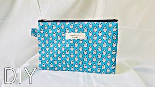 アレンジは組み立てる前 フラットポーチの作り方（簡単説明） ざっくり