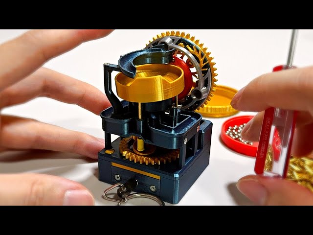 I made a palm-sized mechanical work 7 - YouTube