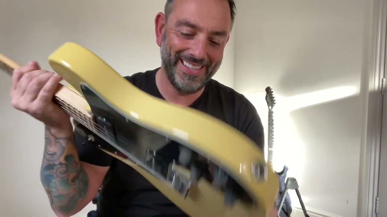 Squier Vintage Modified Telecaster Custom II P90 2008 unboxing and