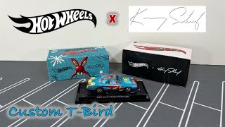 Hot Wheels x Kenny Scharf Custom T-Bird #fyp #unboxing #hotwheels