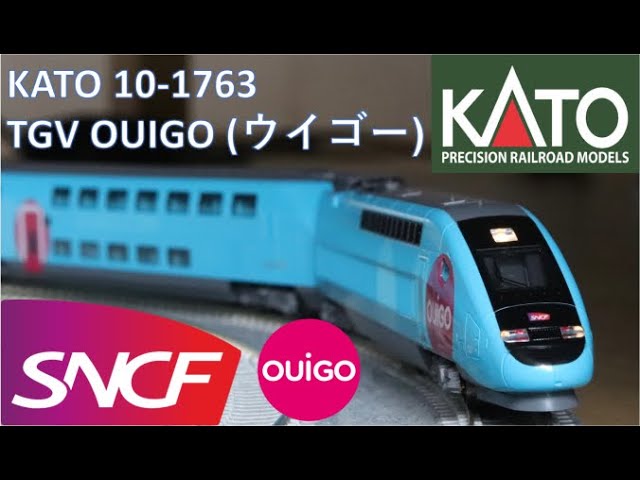 F2 Kato 10-1763 TGV OUIGO (ウイゴー) 走行シーン集 - YouTube