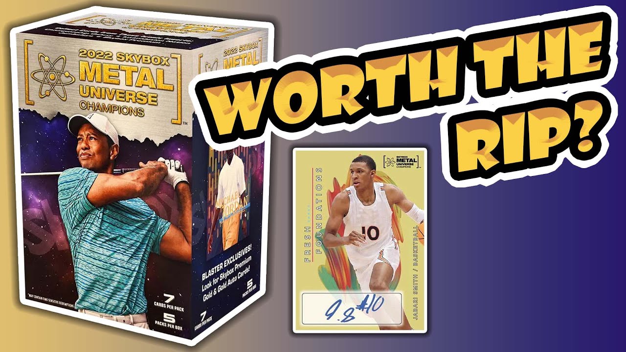 2022 Skybox Metal Universe Champions Blaster Box - YouTube