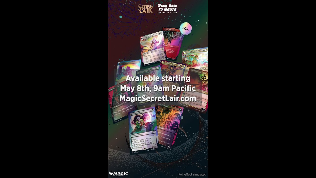 SECRET LAIR:FROM CUTE TO BRUTE 未開封 2個セット Secret Lair