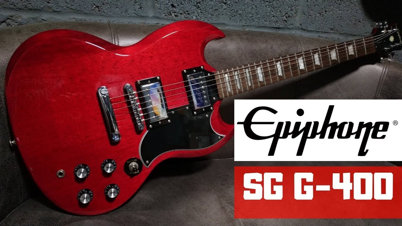 Epiphone SG G-400 Cherry Red Review - YouTube