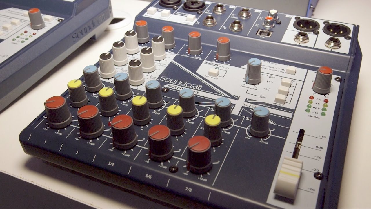 Soundcraft Notepad-5, 8FX & 12FX - Musikmesse 2017 - YouTube