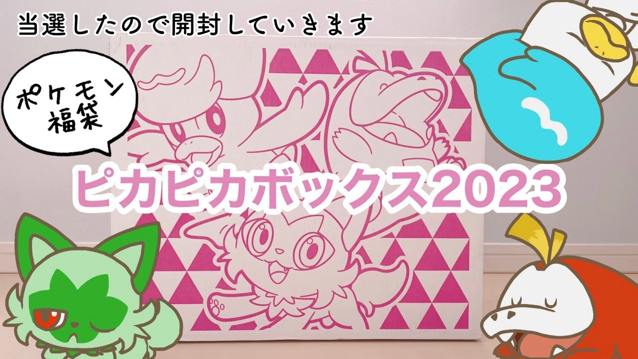 福袋開封】ピカピカボックス2023当選したので、開封していきます