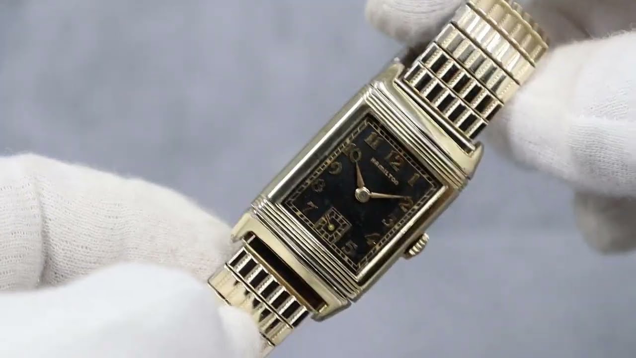 ハミルトン オーティス レベルソケース 角金 Cal.982 1940年代