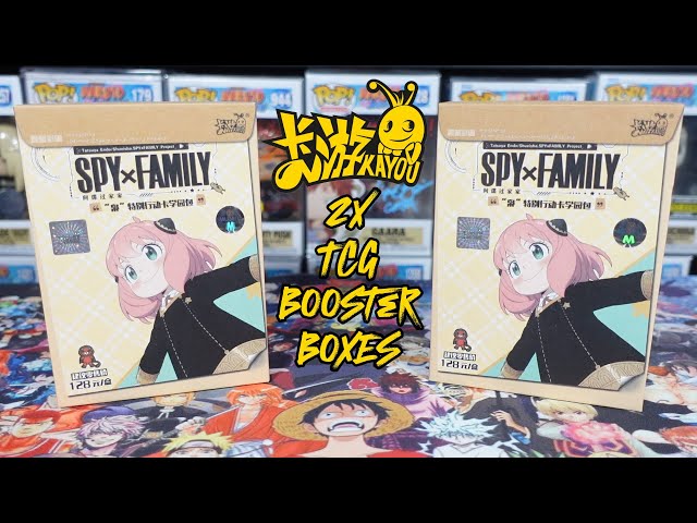 Opening 2x SPY x FAMILY Kayou TCG Booster Boxes - YouTube