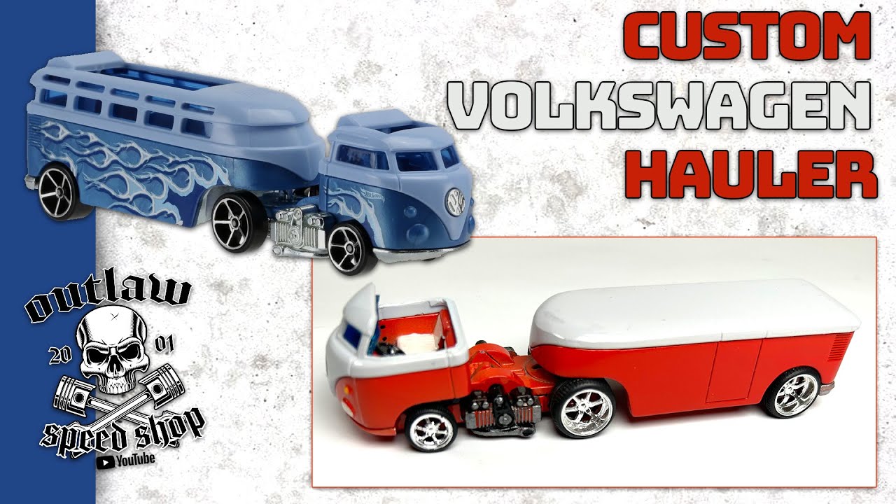 Hot Wheels Custom VW Hauler - YouTube