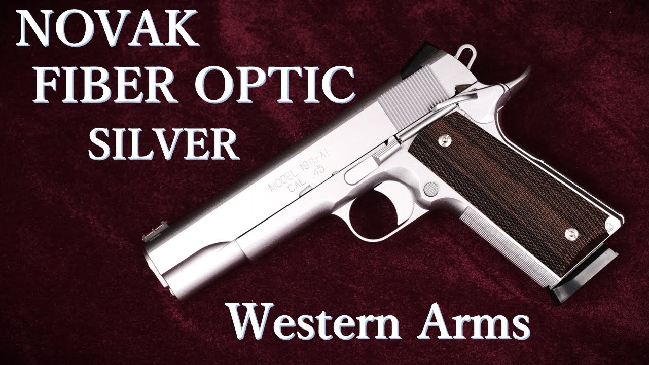 NOVAK FIBEROPTIC【SILVER】/ ウェスタンアームズ：重量・トリガープル