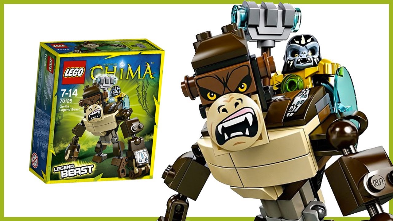 LEGO Chima | Gorilla Legend Beast Review | 70125 - YouTube