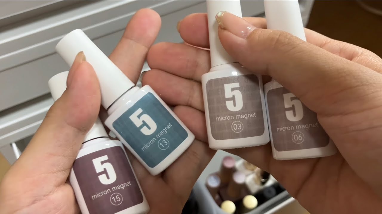 Nail storage ✨ I found a great one at MUJI! [tsukimi nail] - YouTube