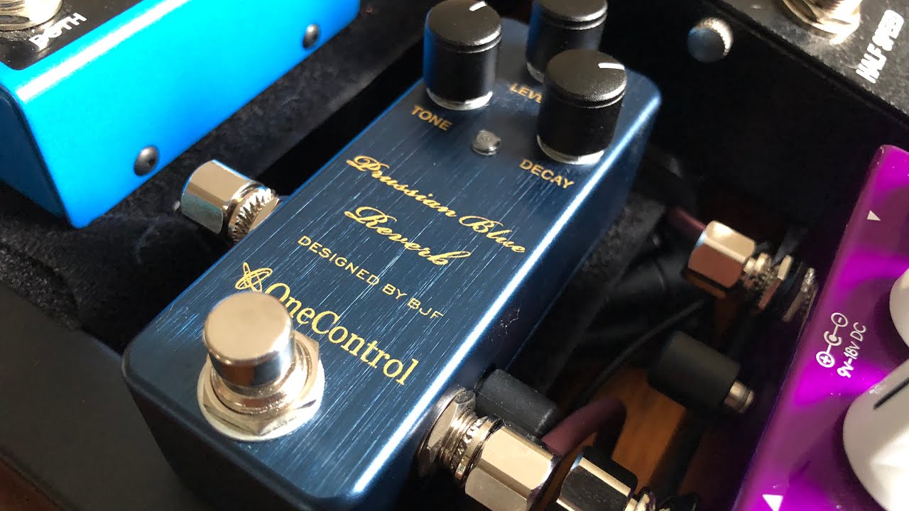 One Control Prussian Blue Reverb - BJFE Design - YouTube